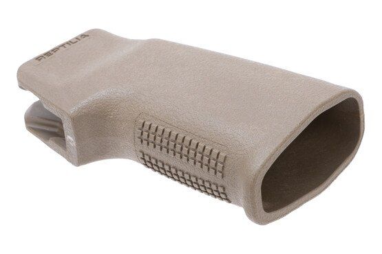 Textured AR-15 pistol grip with ergonomic shape.